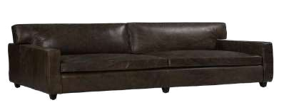 Track-Arm Leather Sofa — BAC-721
