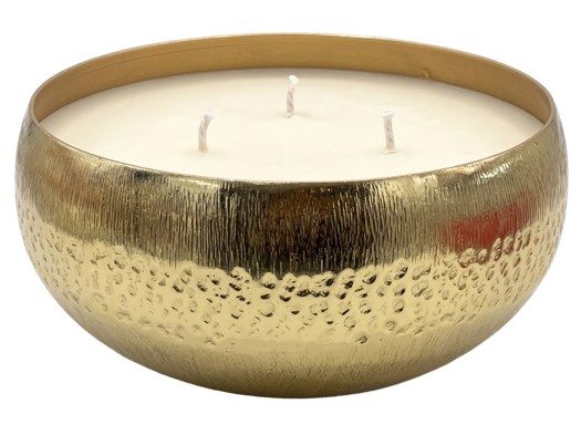 Patterned Metal Candle — 40 oz — CAN-301