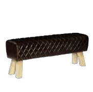 Quilted Leather Pommel Bench — BAC-1152