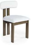 Upholstered Wood-Leg Dining Chair — BAC-777
